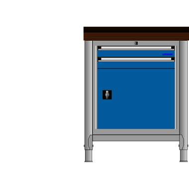 LOKOMA N-KW 70/2 W.MULTIPLEX PANEL 2SL.EA,1DOOR,1FLOOR,GALVANISED 00.05.8511