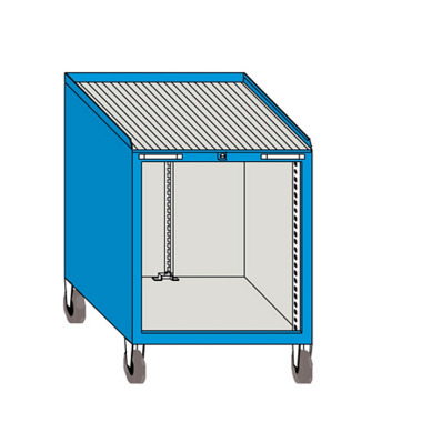 LOKOMA PRÁZDNÁ SKŘÍŇ RS 565/525 MOBILNÍ 450 KG, S ODVALOVACÍ HRANOU 00.02.9576