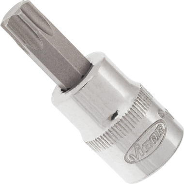 Vigor Šroubovací bit TORX® - čtvercová dutina 10 mm (3/8 palce) - vnitřní profil TORX® - T50 V2296N