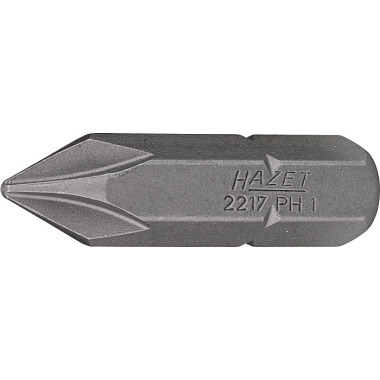 HAZET Bit - Hexagon solid 8 (5/16 palce) - Phillips profil PH - PH1 mm 2217-PH1