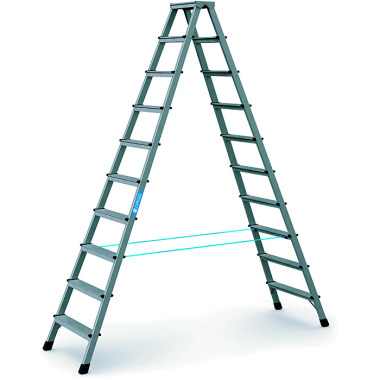 Zarges XLstep B - LM stepladder 2 x 10 stupňů 41270