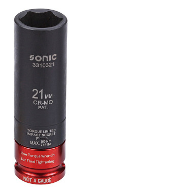 Sonic 1/2” rázová hlavice s omezeným krouticím momentem 21 mm 3310321