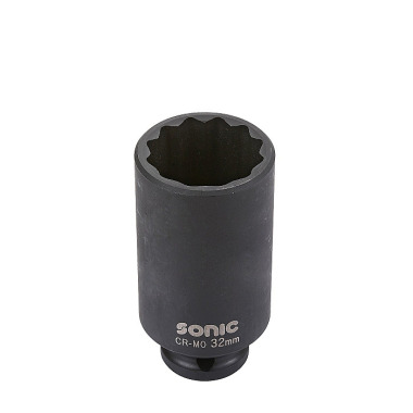 Sonic 1/2” nástrčná hlavice, 12bodová, 78mmL, 27mm 3397827