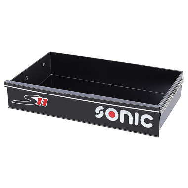 Sonic S11 velká zásuvka, černá, D750 x Š435 x V140mm 47366