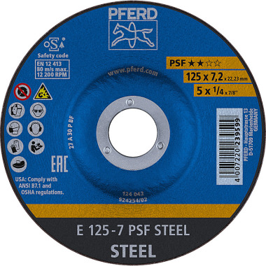 PFERD brusné kotouče E 125-7 PSF STEEL (5) 69298071