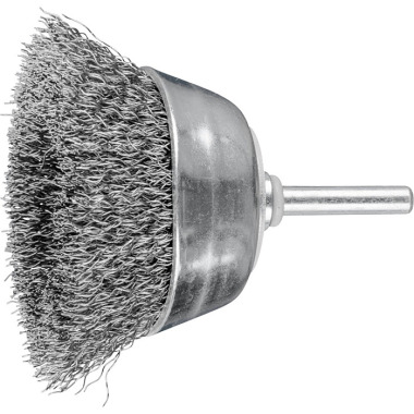 PFERD Cup brush with shaft, knotless TBU 7015/6 ST 0.30 43211202