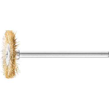 PFERD Round brush with shank, knotless RBU 2202/3 MES 0.10 43100753