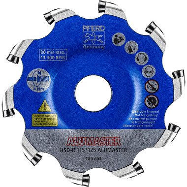 PFERD Vysokorychlostní disk ALUMASTER HICOAT HSD-R 115/125 ALUMASTER HICOAT 22000021