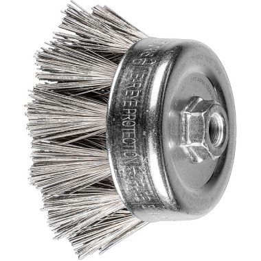 PFERD Threaded cup brush, knotted TBG 100/M14 INOX 0.50 DIA 270 43703022