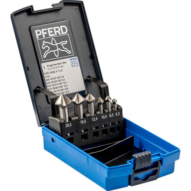 PFERD HSS countersink set SET KES HSSE DIN 335 C90° 6 25202157