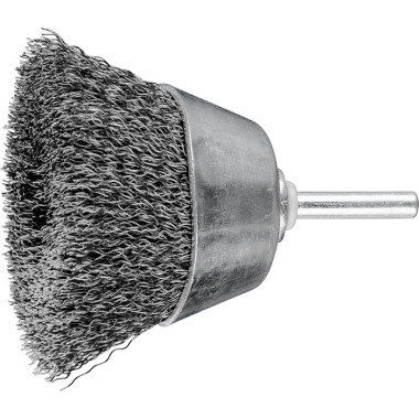 PFERD Cup brush with shaft, knotless TBU 6015/6 ST 0.30 43211001