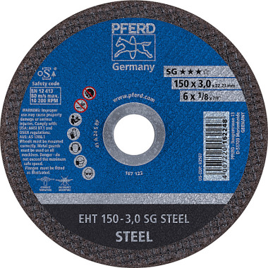 PFERD Řezný kotouč EHT 150-3,0 SG STEEL 61322222