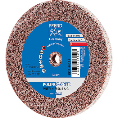 PFERD POLINOX compact grinding wheel PNER-H 7506-6 AG 44691021