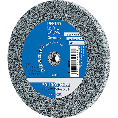 PFERD Kompaktní brusný kotouč POLINOX PNER-W 7506-6 SiC F 44691627