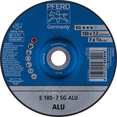 PFERD Brusný kotouč E 180-7 SG ALU 62217622