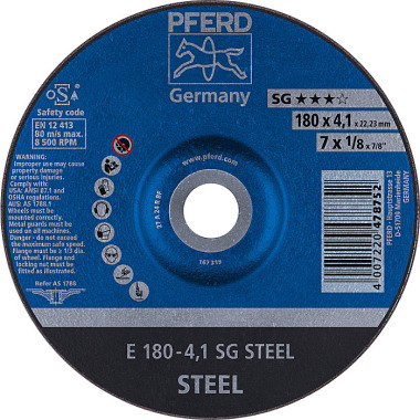 PFERD Brusný kotouč E 180-4.1 SG STEEL 62217426