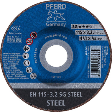 PFERD Cutting disc EH 115-3.2 SG STEEL 61340132