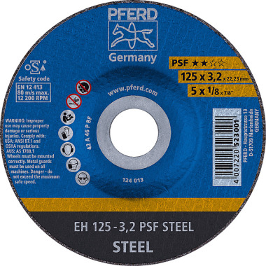 PFERD Řezný kotouč EH 125-3.2 PSF STEEL 61720226