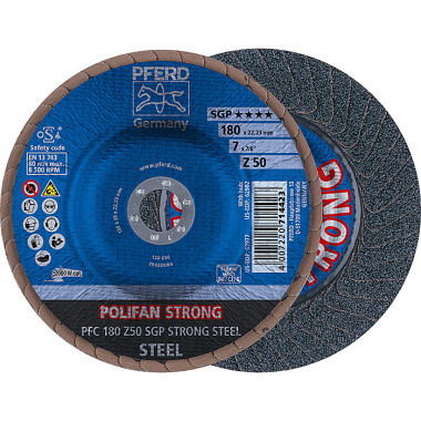 PFERD POLIFAN lamelový kotouč PFC 180 Z 50 SGP STRONG STEEL 67788180