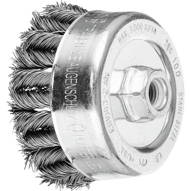 PFERD Threaded cup brush, knotted TBG 100/M14 CT ST 0.50 43308070