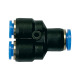 Riegler Y-konektor »Blue Series«, redukce, Ø hadice 1x6/2x4 109854