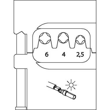 GEDORE Modulová vložka pro Solarlok 8140-23