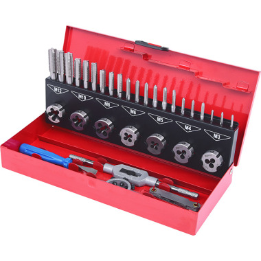 KS Tools HSS Co Gewindeschneidwerkzeug-Satz, 32tlg 331.0732