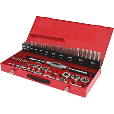 KS Tools HSS Co Gewindeschneidwerkzeug-Satz, 54tlg 331.0754