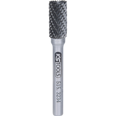 KS Tools HM Zylinder-Frässtift Form A, 10mm, m.Stirnverzahnung 515.3234