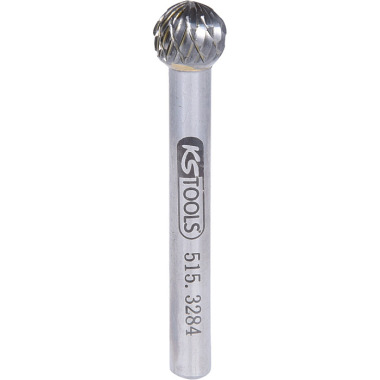 KS Tools HM Kugel-Frässtift Form D, 10mm 515.3284