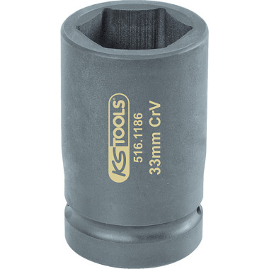 KS Tools 1" 6-Kant Stecknuss SW33 516.1186