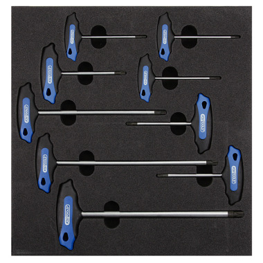 KS Tools PU-Einlage f.9tlg.Winkelstiftschl.-Satz 395 x 376 x 35mm 818.2351-97