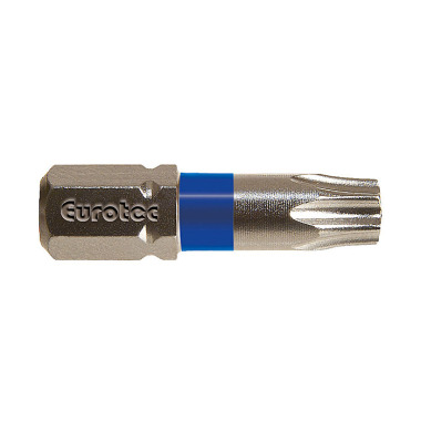 Eurotec Sada bitů 25 mm - TX 25 - modrá 945854