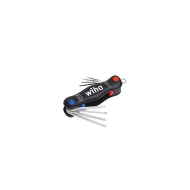 Wiha Multitool Mini PocketStar Ploché, Phillips, vnitrní šestihran, 8díl. v blistru (27936)