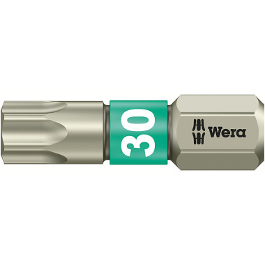 Wera 3867/1 TS TORX 30 x 25 mm TORX-Bits, Edelstahl 05071037001