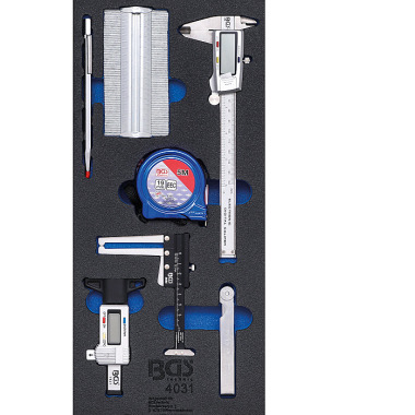 BGS Zásobník nástrojů 1/3: Sada měřicích nástrojů | 7 ks. 4031