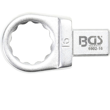 BGS Push Fit klíč na kroužky | 16 mm | Čtvercový rozměr 9 x 12 mm 6902-16