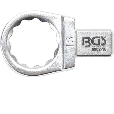 BGS Push Fit klíč na kroužky | 18 mm | Čtvercový rozměr 9 x 12 mm 6902-18