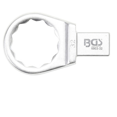 BGS Push Fit klíč na kroužky | 32 mm | čtvercový rozměr 14 x 18 mm 6903-32