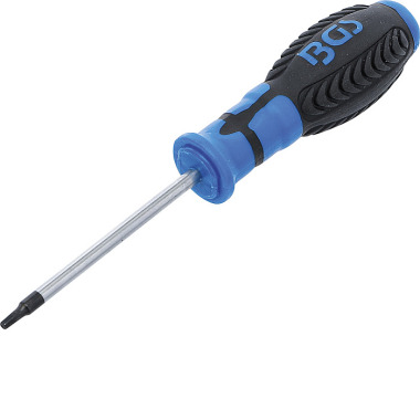 BGS Šroubovák | T-Star tamperproof (pro Torx) T15 | Délka čepele 80 mm 7849-T15