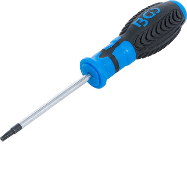 BGS Šroubovák | T-Star tamperproof (pro Torx) T20 | Délka čepele 80 mm 7849-T20