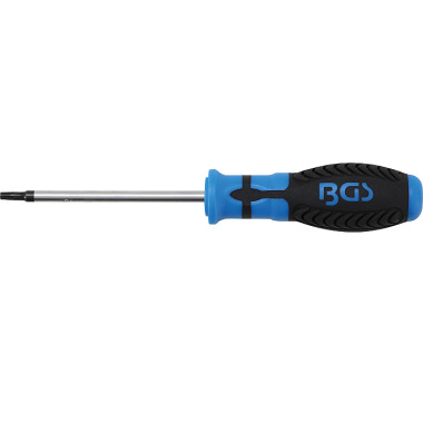 BGS Šroubovák | T-Star tamperproof (pro Torx) T25 | Délka čepele 100 mm 7849-T25