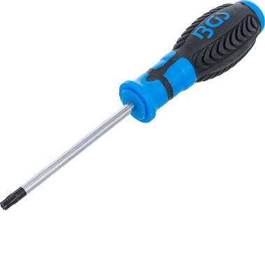 BGS Šroubovák | T-Star tamperproof (pro Torx) T30 | Délka čepele 100 mm 7849-T30