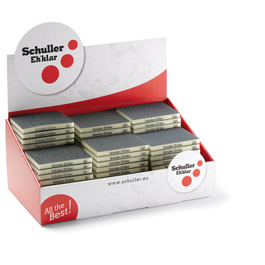 Schuller Eh klar 75 Softcut Flex SET Schleifkissen Container, 125x100x12.5mm 60100