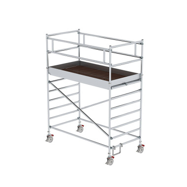 MUNK Mobile scaffolding, 1.35 נ2.45 m, with double platform. Platform height 2.35 m 174235