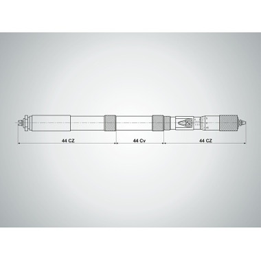 Mahr 44 Cv nástavec 25mm pochromovaný mK 4167030