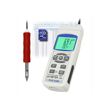 PCE Deutschland  PCE-228M Food pH Meter | especially suitable for sausage, meat, cheese and much more.