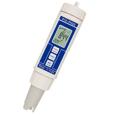 PCE Deutschland  Aquarium pH meter PCE-PH 22|incl. automatic temperature compensation (ATC)|waterproof|0..+80 °C