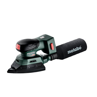 Metabo Akku-Multischleifer PowerMaxx SMA 12 BL (602037840) mit 100 x 150 mm Schleifplatte metaBOX 215