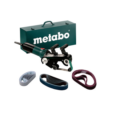 Metabo Rohrbandschleifer RBE 9-60 Set (602183510) Stahlblech-Tragkasten